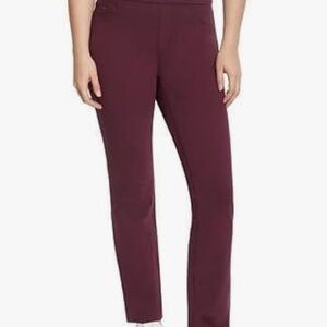 Nine West Plum Straight Leg Pants